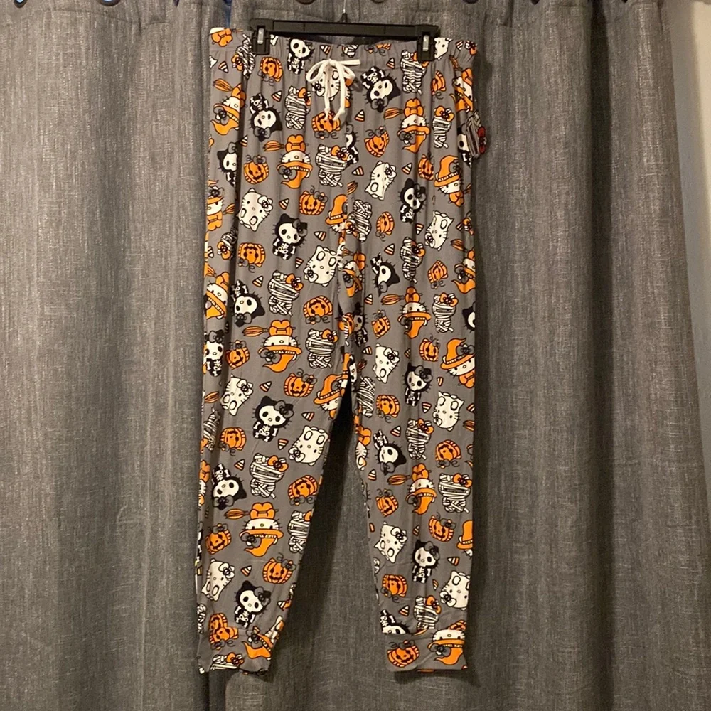 Hello Kitty Viral TikTok Halloween Pajama Pants - Picture 1 of 4